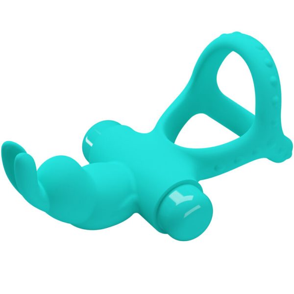 PRETTY LOVE - FIGGY GREEN RABBIT VIBRATOR RING - Image 3