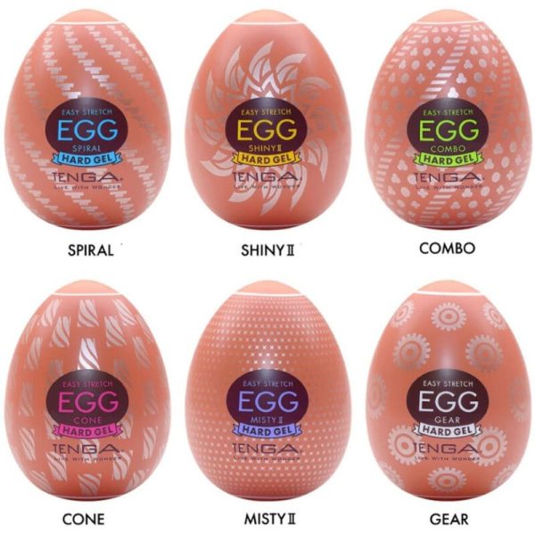 TENGA - HARD BOILED MASTURBATOR EGG PACK 6 UNITS - Image 3