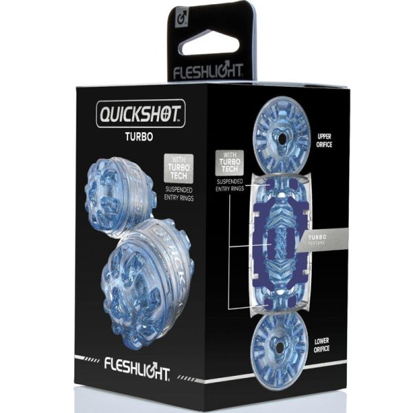 FLESHLIGHT - MASTURBATOR QUICKSHOT TURBO BLUE ICE - Image 7