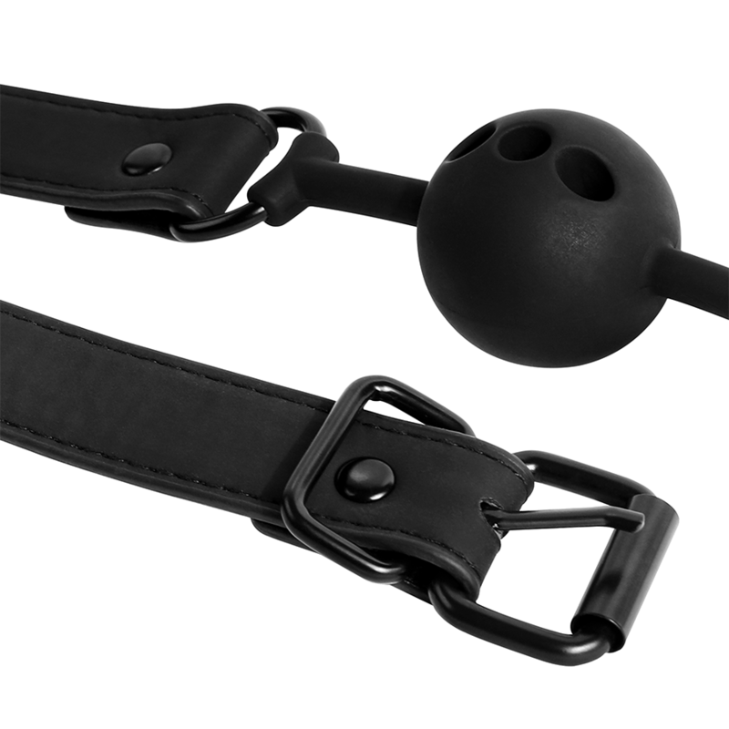 FETISH SUBMISSIVE BONDAGE - BREATHABLE SILICONE BALL GAG - Image 6