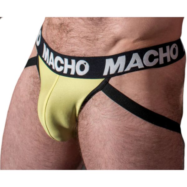 MACHO - MX25A JOCK LYCRA YELLOW L - Image 3