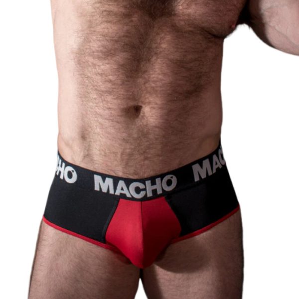 MACHO - MS26N SLIP BLACK/RED XL - Image 2