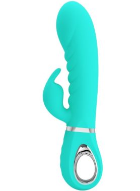 PRETTY LOVE - PRESCOTT MULTIFUNCTION G-SPOT VIBRATOR AQUA GREEN