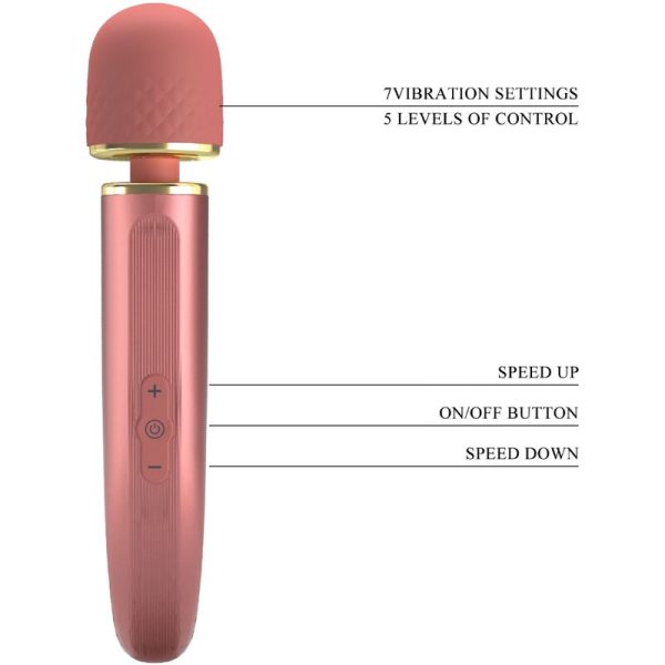 PRETTY LOVE - MASSAGER 7 VIBRATION MODES PINK - Image 8