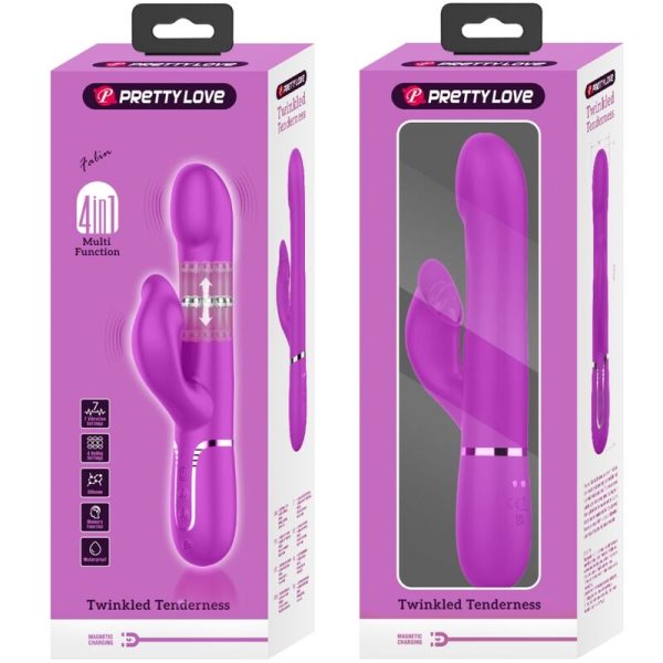 PRETTY LOVE - RABBIT VIBRATOR PEARLS VIOLET - Image 10