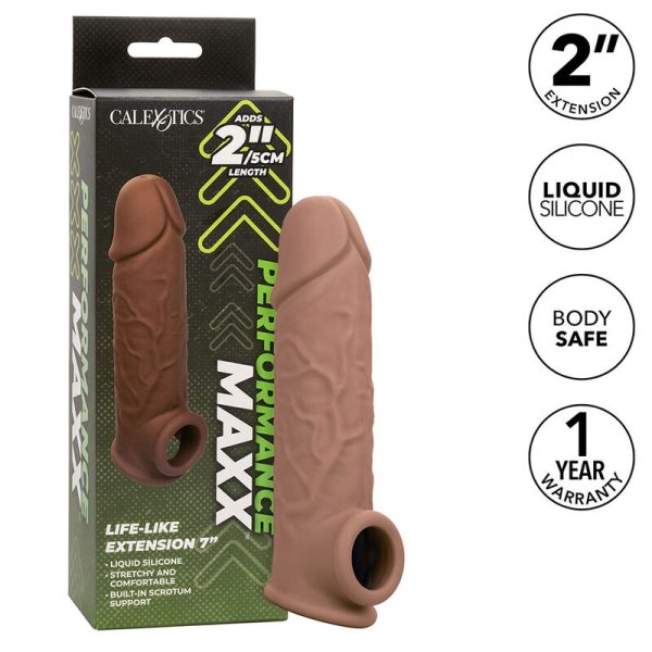 CALEXOTICS - PERFORMANCE MAXX LIFE-LIKE EXTENSION 7 BROWN SKIN - Image 2