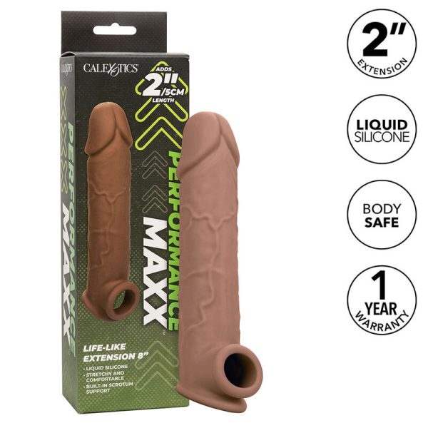 CALEXOTICS - PERFORMANCE MAXX LIFE-LIKE EXTENSION 8 BROWN SKIN - Image 2