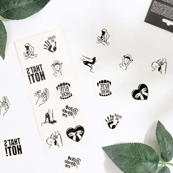 SECRET PLAY - SET OF 10 TEMPORARY TATTOOS KINKY COLLECTION - Image 5