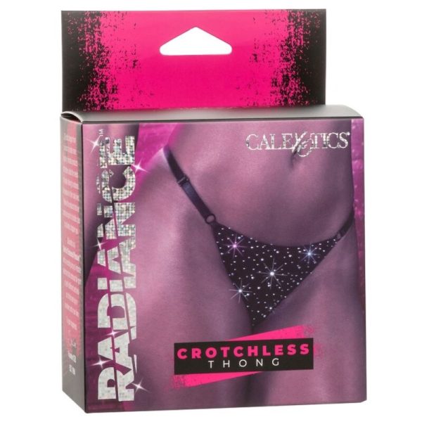 CALEXOTICS - RADIANCE CROTCHLESS THONG RHINE - Image 4