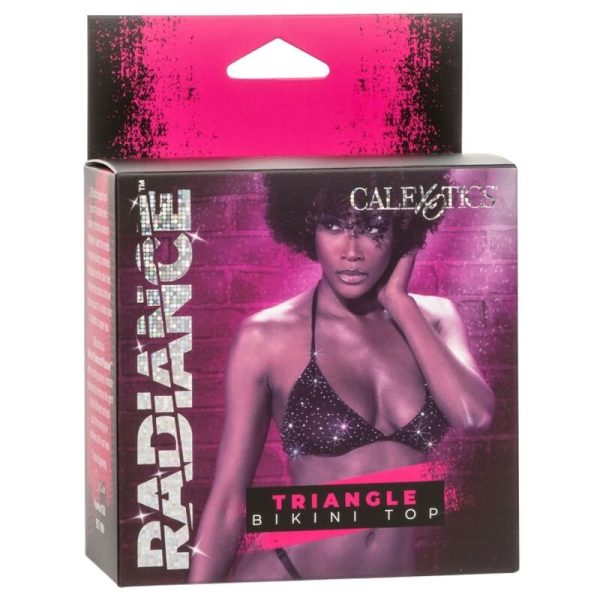 CALEXOTICS - RADIANCE TRIANGLE BIKINI TOP RHINE - Image 4