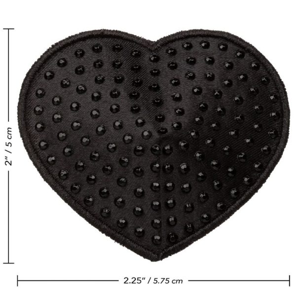 CALEXOTICS - RADIANCE HEART-SHAPED JEWEL NIPPLE SHIELDS - Image 4