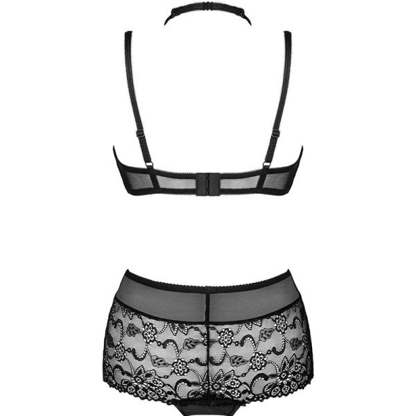 LIVCO CORSETTI FASHION - LINERA FOR THE SENSES COLLECTION BRA + PANTY BLACK L/XL - Image 4