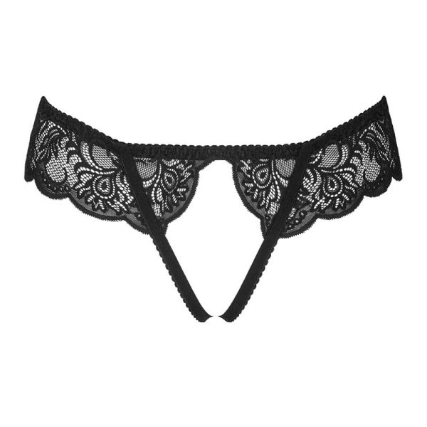 LIVCO CORSETTI FASHION - LOVE STORY LC 90679 PANTY CROTCHLESS BLACK - Image 4