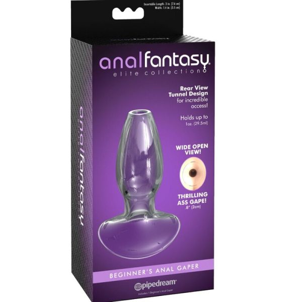 ANAL FANTASY ELITE COLLECTION - ANAL GAPER DILATOR FOR BEGINNERS CRYSTAL SIZE S - Image 4