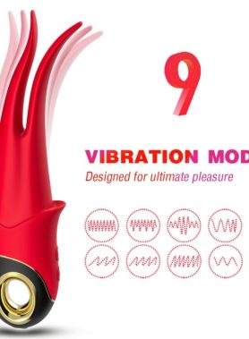 ARMONY - SHADOW VIBRATOR DOUBLE-HEAD TEASING RED