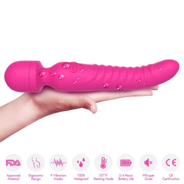 ARMONY - MISSION MASSAGER & VIBRATOR HEAT EFFECT FUCHSIA - Image 3