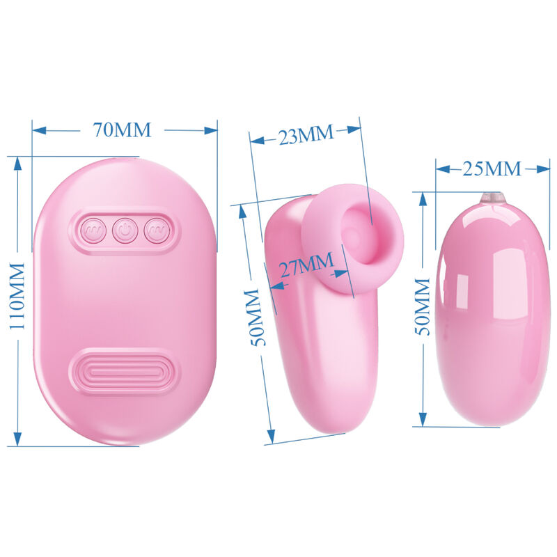PRETTY LOVE - MAGIC BOX VIBRATING BULLET & PINK STIMULATOR - Image 5