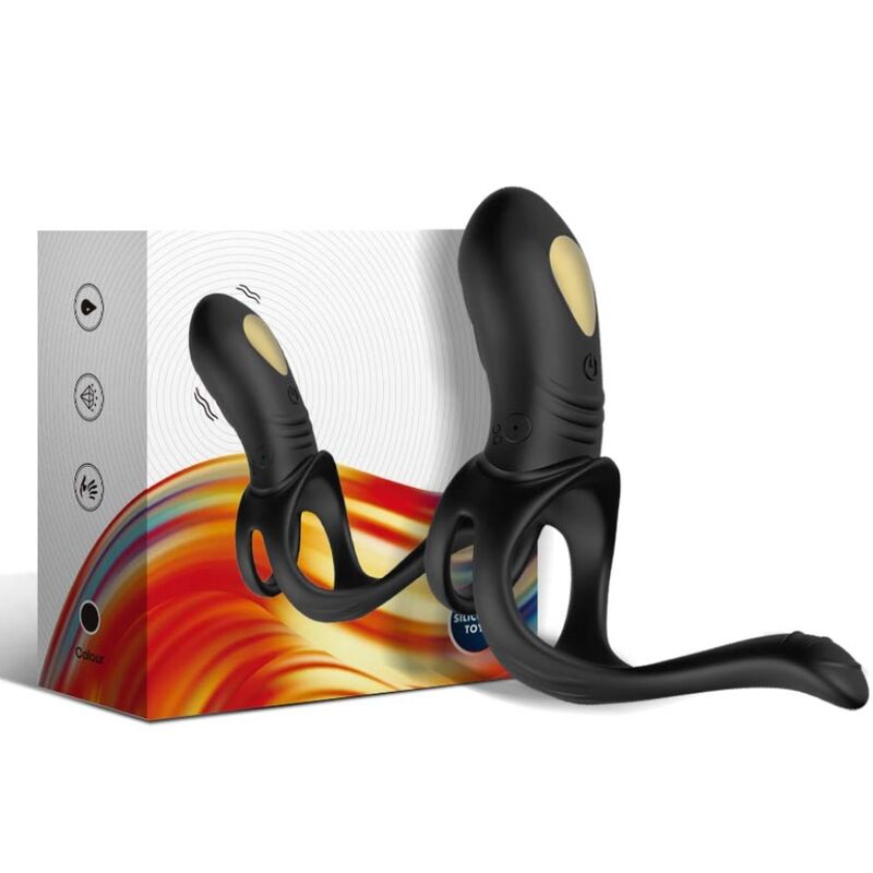 ARMONY - JOY JUMPER RING VIBRATOR FOR COUPLES & ANAL PLUG BLACK - Image 3