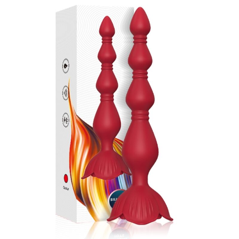 ARMONY - PINK VIBRATOR PAGODA & ANAL PLUG RED - Image 4