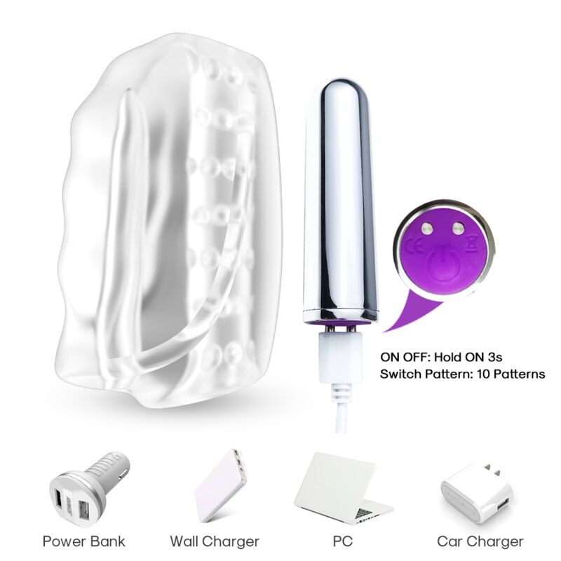 ARMONY - MASTER MASTURBATOR & VIBRATOR TRANSPARENTE - Image 3