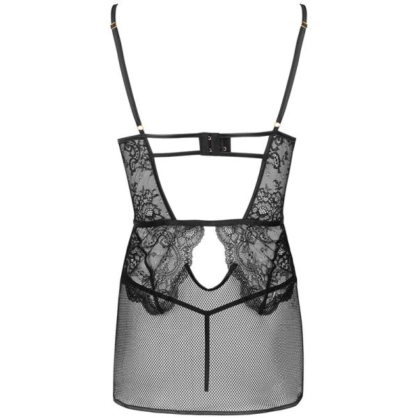 LIVCO CORSETTI FASHION - BARIRIN LC 90633 SHIRT + PANTY BLACK - Image 4