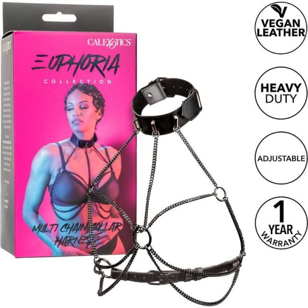 CALEXOTICS - EUPHORIA MULTI CHAIN COLLAR HARNESS - Image 2