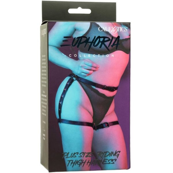 CALEXOTICS - EUPHORIA PLUS SIZE RIDING THIGH HARNESS - Image 3