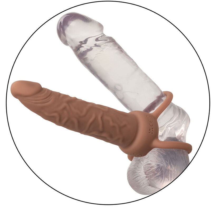 CALEXOTICS - PERFORMANCE MAXX RECHARGABLE DUAL PENETRATOR BROWN SKIN - Image 10