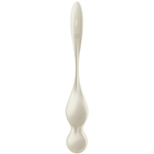 SATISFYER - LOVE BIRDS VIBRATING KEGEL BALLS WHITE - Image 5