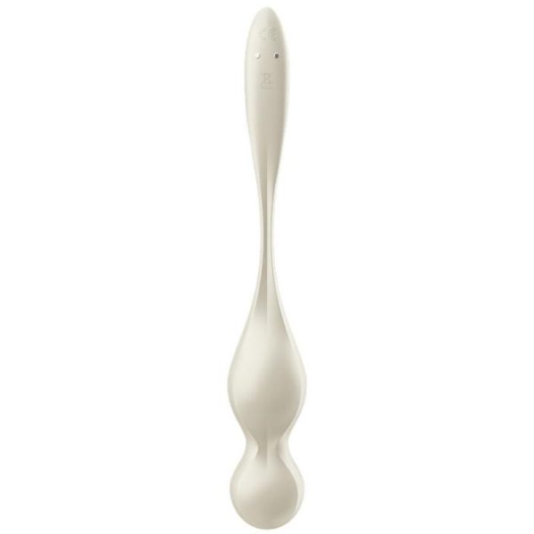 SATISFYER - LOVE BIRDS VIBRATING KEGEL BALLS WHITE - Image 2