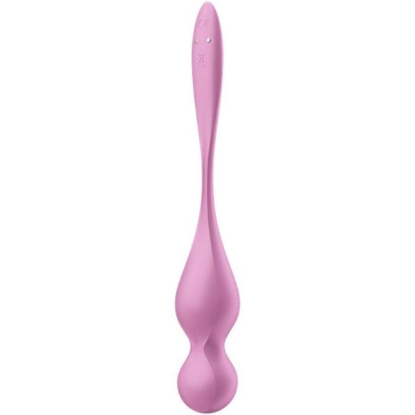 SATISFYER - LOVE BIRDS VIBRATING KEGEL BALLS PINK - Image 3