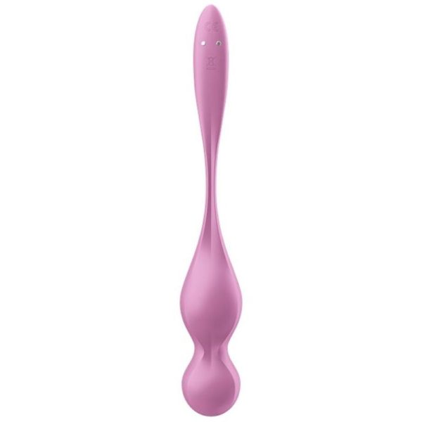 SATISFYER - LOVE BIRDS VIBRATING KEGEL BALLS PINK - Image 2