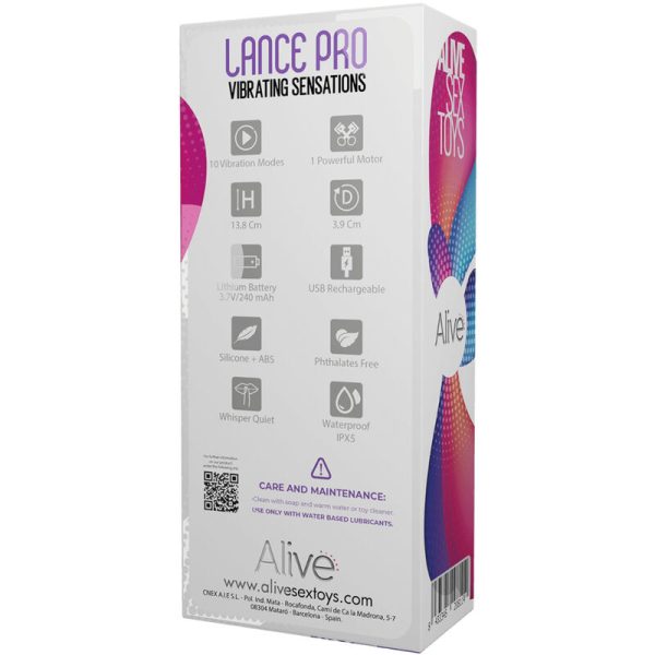 ALIVE - LANCE PRO ANAL STIMULATOR PINK - Image 5