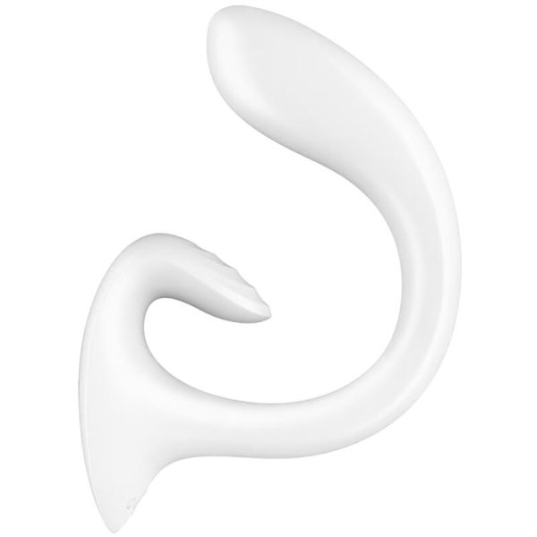 SATISFYER - G FOR GODDESS 1 RABBIT VIBRATOR WHITE - Image 2