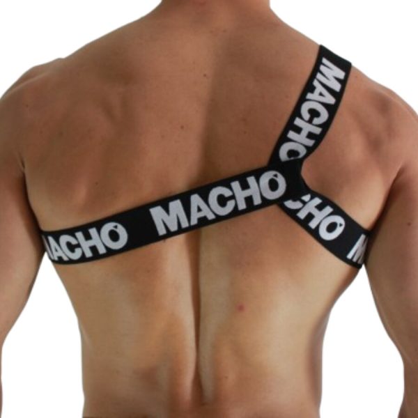 MACHO - ROMAN HARNESS WHITE S/M - Image 2