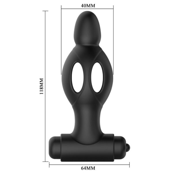 MR PLAY - SILICONE ANAL PLUG WITH VIBRATION - Image 5