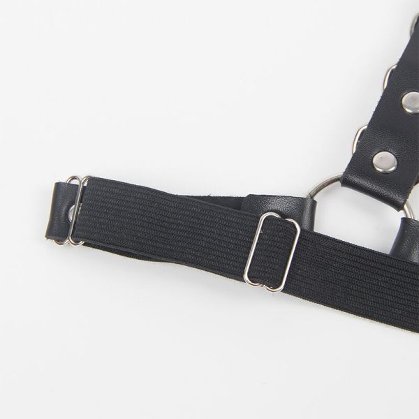 SUBBLIME - BELT AND GARTER HARNESS WITH RINGS AND CHAINDETAIL ONE SIZE - Image 9