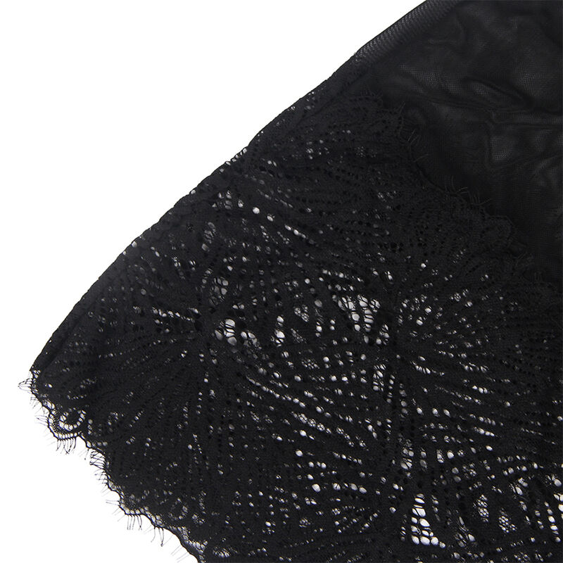SUBBLIME - BABYDOLL WITH ADJUSTABLE LACE STRAPS BLACK L/XL - Image 11