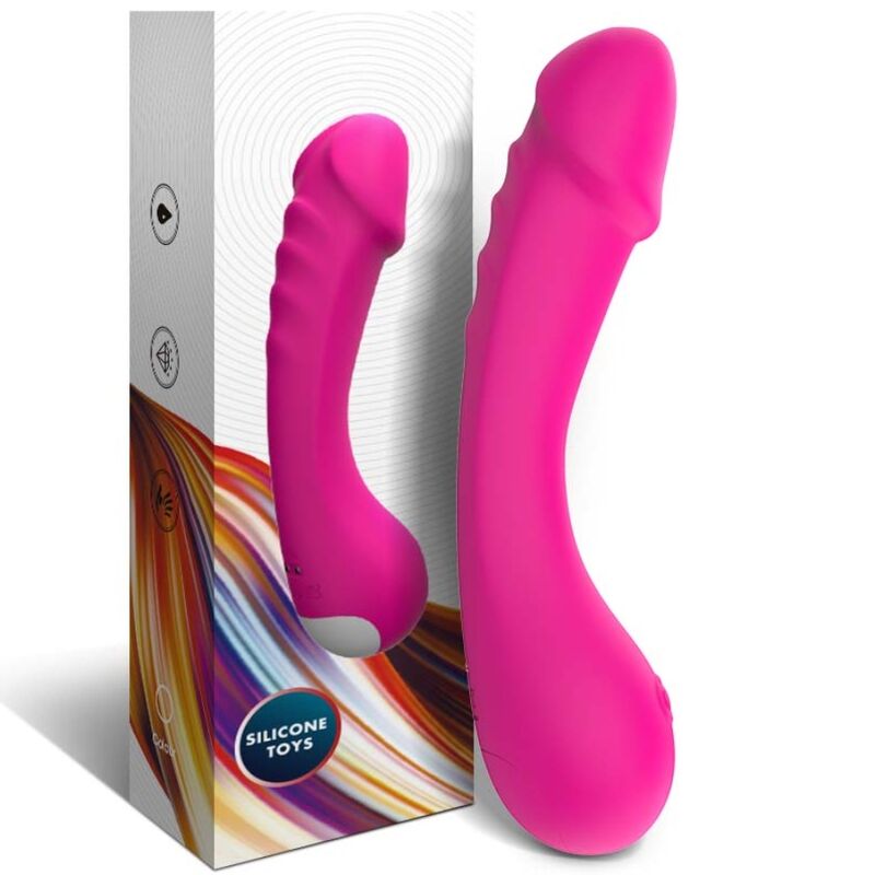ARMONY - DILDO VIBRATOR G-SPOT SILICONE FUCHSIA - Image 6