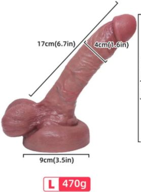 ARMONY - REALISTIC LIQUID SILICONE DILDO 17 CM