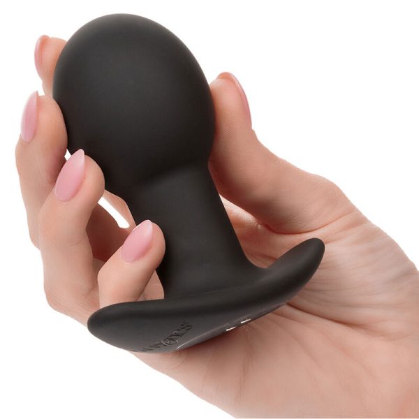 CALEXOTICS - ROCK BOTTOM ANAL PLUG 10 VIBRATIONS SILICONE BLACK - Image 6