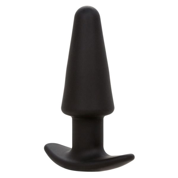 CALEXOTICS - ROCK BOTTOM TAPERED ANAL PLUG 10 VIBRACIONES SILICONE BLACK - Image 3