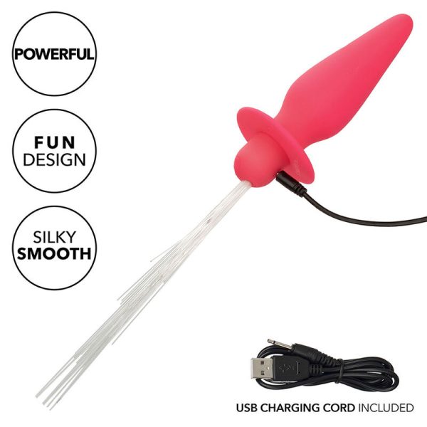 CALEXOTICS - SOUTHERN LIGHTS LIGHT UP ANAL PLUG 10 VIBRATIONS SILICONE PINK - Image 7