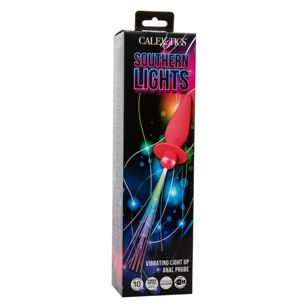 CALEXOTICS - SOUTHERN LIGHTS LIGHT UP ANAL PLUG 10 VIBRATIONS SILICONE PINK - Image 8