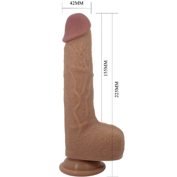 PRETTY LOVE - TOMMY REALISTIC DILDO VIBRATOR 22.5 CM - Image 4