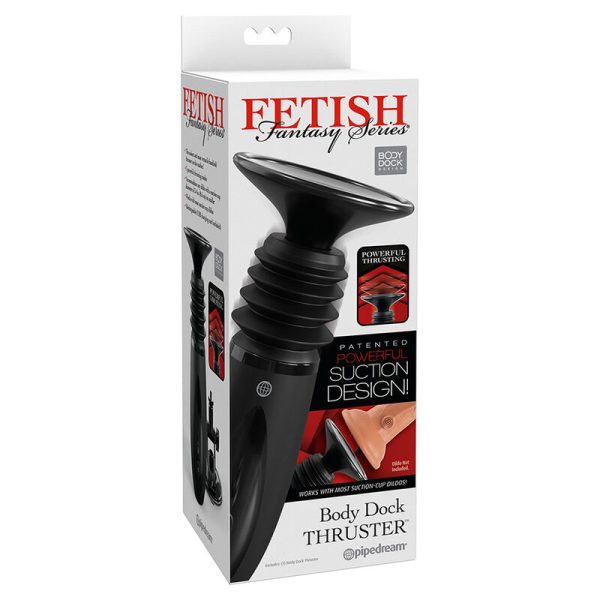 FETISH FANTASY SERIES - BODY DOCK THRUSTER DILDO CLAMP WITH 7 PUSH MODES BLACK - Image 5