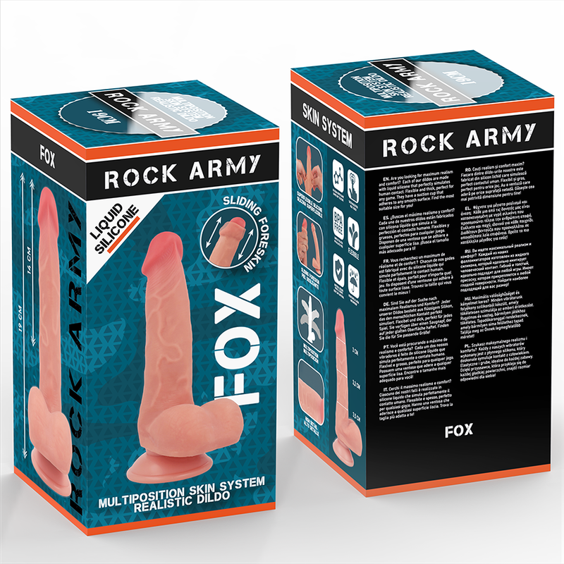 ROCKARMY - LIQUID SILICONE FOX 19 CM -O- 3.2 CM - Image 8