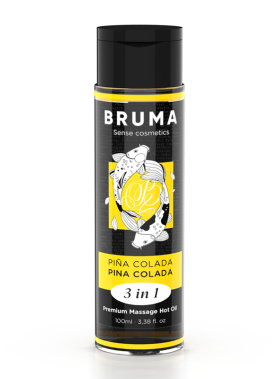 BRUMA - PREMIUM MASSAGE HOT OIL PINA COLADA 3 IN 1 - 100 ML