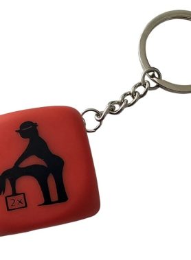 DIABLO PICANTE - RED DICE KEYCHAIN WITH POSES