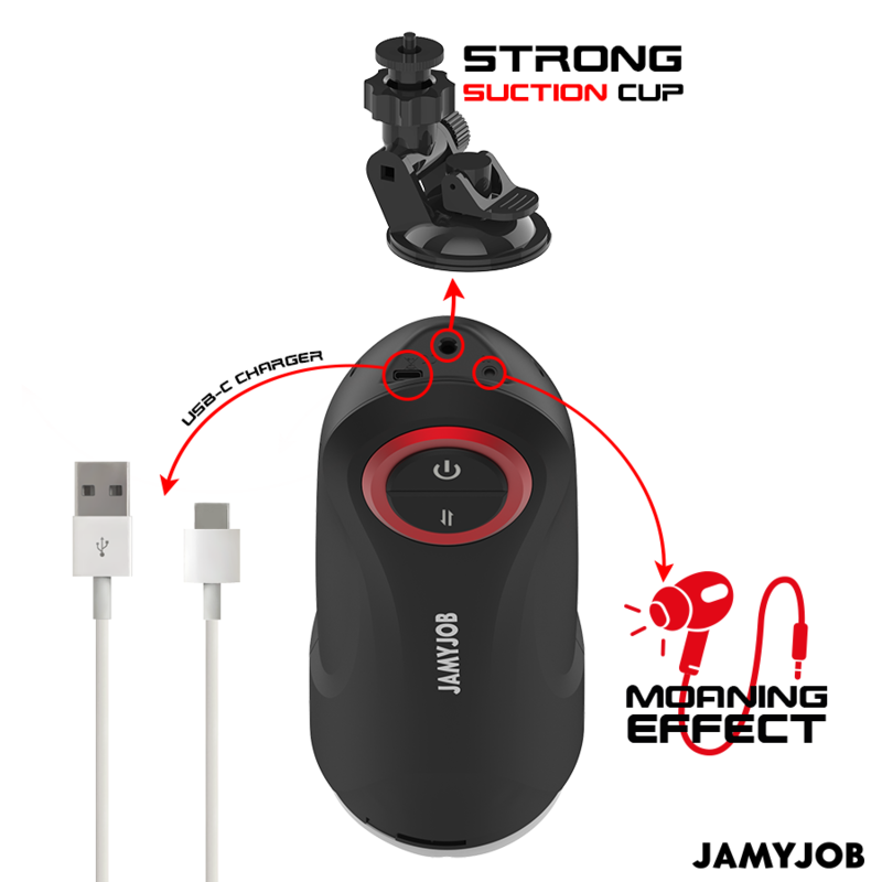 JAMYJOB - GRAVITY AUTOMATIC VAGINA MASTURBATOR 5 THRUSTING MODES AND SOUND EFFECT - Image 6